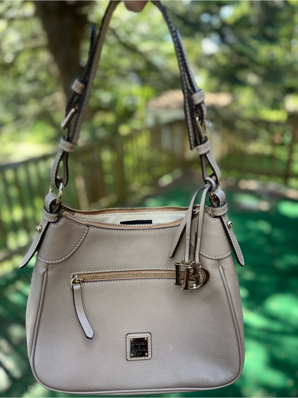Dooney And Bourke Sorrento Hobo 28 Taupe
